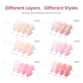 Foto 3 | Foto 3 | Set De Esmaltes De Uñas Beetles Jelly Gel 6 Colores Para Mujer - Venta Internacional.