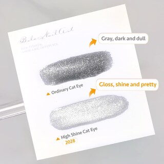 Foto 2 | Foto 2 | Esmalte De Uñas Gaoy Cat Eye Gel, 16 Ml, Plateado Holográfico Con Imán - Venta Internacional.