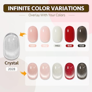 Foto 3 | Foto 3 | Esmalte De Uñas Gaoy Cat Eye Gel, 16 Ml, Plateado Holográfico Con Imán - Venta Internacional.