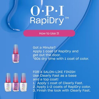 Foto 5 | Foto 5 | Esmalte De Uñas Opi Rapidry All Dry N' Mighty Dark Blue Shimmer - Venta Internacional.