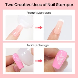 Foto 5 | Foto 5 | Sello De Uñas Con Forma De Escarabajos Con Punta Francesa Y Raspador Para Manicura Mujer - Venta Internacional.