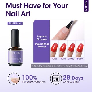 Foto 5 | Foto 5 | Deshidratador E Imprimador De Uñas Gellen, Sin Hemas Ni Ácidos, 30 Ml - Venta Internacional.
