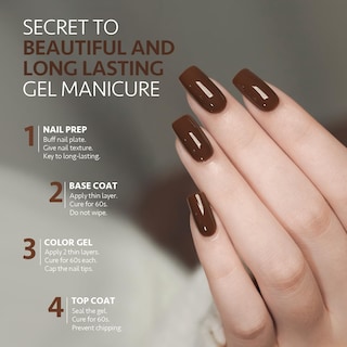 Foto 4 | Foto 4 | Esmalte De Uñas En Gel Gaoy Brown, 16 Ml, Remoja Y Cura Con Luz Uv - Venta Internacional.