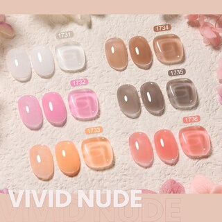 Foto 6 | Foto 6 | Set De Gel Constructor Gaoy Para Uñas, 6 Colores, 7,3 Ml, Vivid Nude - Venta Internacional.