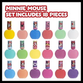 Foto 2 | Foto 2 | Set De Esmaltes De Uñas Townley Girl Disney Minnie Mouse, 18 Piezas - Venta Internacional.
