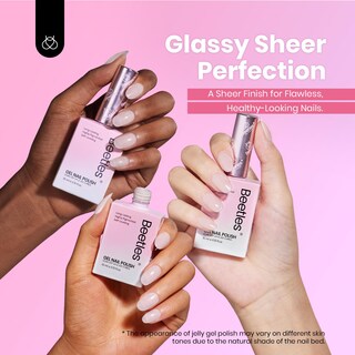 Foto 4 | Foto 4 | Set De Esmaltes De Uñas En Gel Beetles Nude Pink, 6 Colores, Primavera - Venta Internacional.