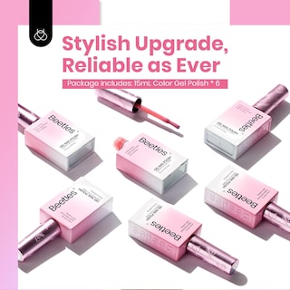 Foto 7 | Foto 7 | Set De Esmaltes De Uñas En Gel Beetles Nude Pink, 6 Colores, Primavera - Venta Internacional.