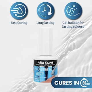 Foto 5 | Foto 5 | Gel Para Esculpir Uñas Mia Secret Biobuilder Clear 15 Ml - Venta Internacional.