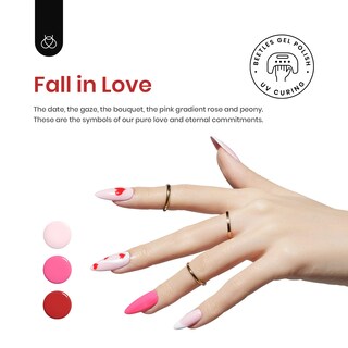 Foto 2 | Foto 2 | Set De Esmaltes De Uñas En Gel Beetles Pink Fall In Love Collection - Venta Internacional.