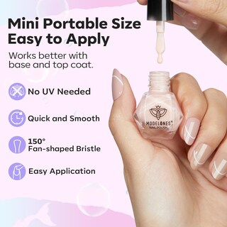 Foto 6 | Foto 6 | Set De Esmaltes De Uñas Modelones 6 Colores Baby Blue Purple Shimmer - Venta Internacional.