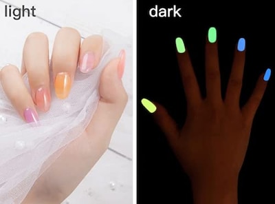Foto 5 | Foto 5 | Esmalte De Uñas En Gel Glow In The Dark Soak Off Cre8tion - Venta Internacional.