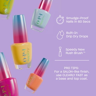 Foto 2 | Foto 2 | Esmalte De Uñas Opi Rapidry Clearly Fast Clear Coat 3 En 1 Vegano - Venta Internacional.
