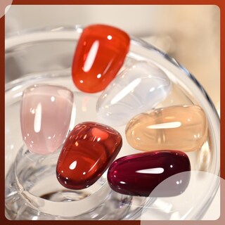 Foto 6 | Foto 6 | Set De Esmaltes De Uñas En Gel Gaoy Jelly Brown, 6 Colores, 6,5 Ml, Para Salón, Bricolaje - Venta Internacional.