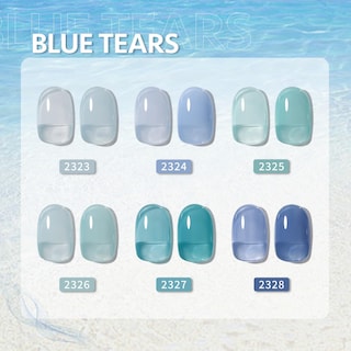 Foto 2 | Foto 2 | Set De Esmaltes De Uñas Gaoy Jelly Blue Gel, 6 Colores, 6,5 Ml, Luz Uv - Venta Internacional.
