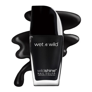 Foto 1 | Foto 1 | Esmalte De Uñas Wet N Wild Wild Shine Black Crème Color - Venta Internacional.