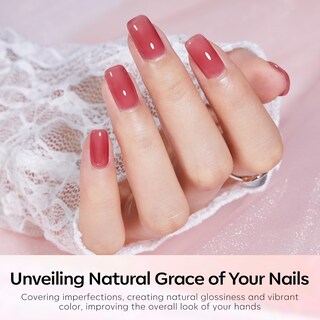 Foto 2 | Foto 2 | Set De Esmaltes De Uñas En Gel Modelones, 6 Colores, Jelly Nude Crystal - Venta Internacional.