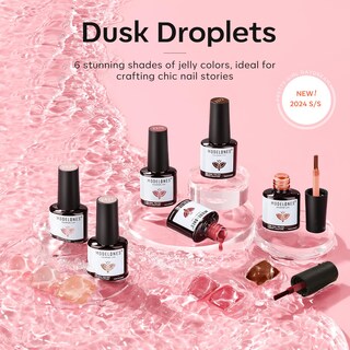 Foto 7 | Foto 7 | Set De Esmaltes De Uñas En Gel Modelones, 6 Colores, Jelly Nude Crystal - Venta Internacional.
