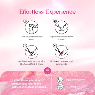 Foto 7 | Foto 7 | Set De Esmaltes De Uñas Beetles Gel, 6 Colores, Confeti, Purpurina Rosa - Venta Internacional.