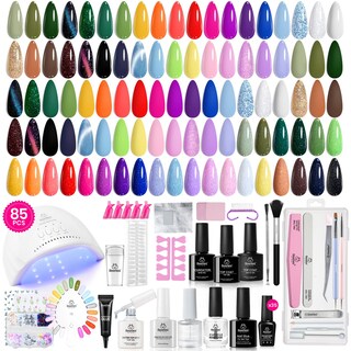 Foto 1 | Foto 1 | Kit De Esmaltes De Uñas En Gel Beetles Winter Gel Con Luz Uv, 85 Unidades - Venta Internacional.