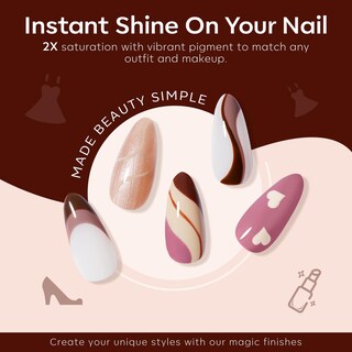 Foto 4 | Foto 4 | Set De Esmaltes De Uñas En Gel Modelones, 6 Colores, Color Nude, Con Lámpara Led - Venta Internacional.