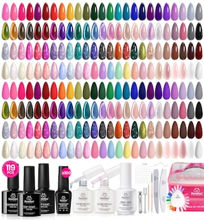 Foto 1 | Foto 1 | Set De Esmaltes De Uñas En Gel Beetles 100 Colores Con Capa Base Superior, 119 Unidades - Venta Internacional.