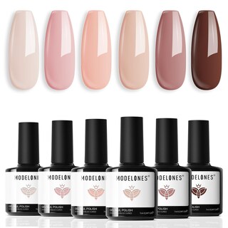 Foto 1 | Foto 1 | Kit de Esmaltes de Uñas en Gel Modelones 6 Colores - Venta Internacional