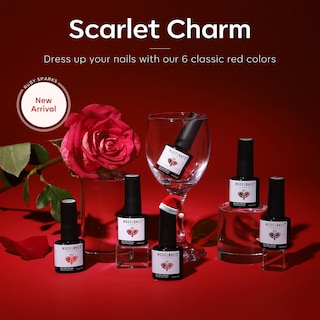 Foto 5 | Foto 5 | Set De Esmaltes De Uñas En Gel Modelones, 6 Colores Rojos, 7 Ml, San Valentín - Venta Internacional.