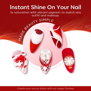 Foto 7 | Foto 7 | Set De Esmaltes De Uñas En Gel Modelones, 6 Colores Rojos, 7 Ml, San Valentín - Venta Internacional.