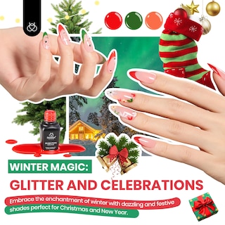 Foto 5 | Foto 5 | Kit De Esmaltes De Uñas En Gel Con Forma De Escarabajos, Regalo De San Valentín, 55 Colores - Venta Internacional.