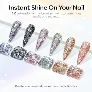 Foto 5 | Foto 5 | Set de Esmaltes de Uñas en Gel con Purpurina Ones 6 Colores 7 ml - Venta Internacional