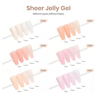 Foto 6 | Foto 6 | Set De Esmalte De Uñas Beetles Jelly Gel, Vestido De Ballet De 6 Colores - Venta Internacional.