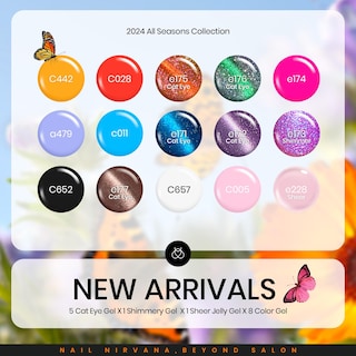 Foto 5 | Foto 5 | Set De Esmaltes De Uñas Beetles Cat Eye Gel, 15 Colores Con Base Y Capa Superior - Venta Internacional.