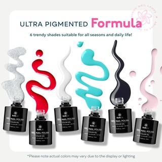 Foto 2 | Foto 2 | Kit De Esmalte De Uñas En Gel Sunuv Hema Free, 6 Colores Con Lámpara Uv - Venta Internacional.