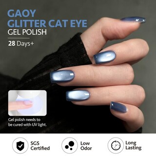 Foto 4 | Foto 4 | Esmalte De Uñas Gaoy Jelly Blue Cat Eye Gel 16 Ml Con Imán 2990 - Venta Internacional.