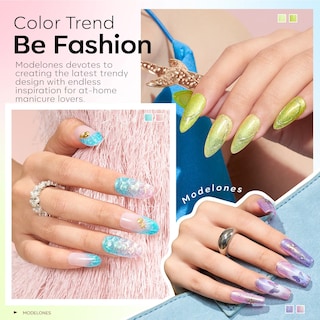 Foto 3 | Foto 3 | Set De Esmaltes De Uñas En Gel Modelones, 6 Colores Pastel Shimmer - Venta Internacional.