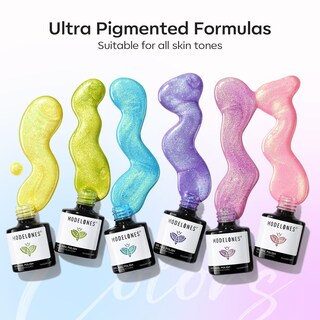 Foto 4 | Foto 4 | Set De Esmaltes De Uñas En Gel Modelones, 6 Colores Pastel Shimmer - Venta Internacional.