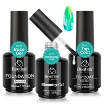 Set De Gel Para Uñas Beetles Blooming Gel Y Capa Superior Base Que No Se Limpia, 3 Unidades - Venta Internacional.