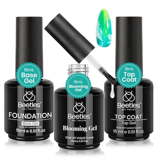 Foto 1 | Foto 1 | Set De Gel Para Uñas Beetles Blooming Gel Y Capa Superior Base Que No Se Limpia, 3 Unidades - Venta Internacional.