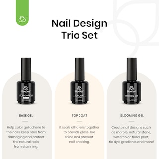 Foto 2 | Foto 2 | Set De Gel Para Uñas Beetles Blooming Gel Y Capa Superior Base Que No Se Limpia, 3 Unidades - Venta Internacional.