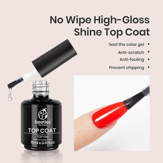 Foto 3 | Foto 3 | Set De Gel Para Uñas Beetles Blooming Gel Y Capa Superior Base Que No Se Limpia, 3 Unidades - Venta Internacional.