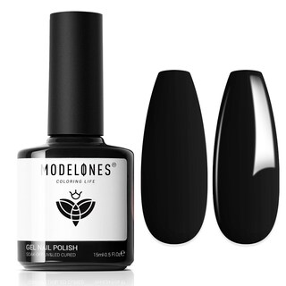 Foto 1 | Foto 1 | Esmalte De Uñas En Gel Modelones, Color Negro, 15 Ml, Soak Off Winter Color - Venta Internacional.