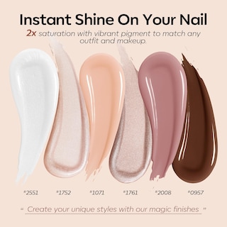 Foto 3 | Foto 3 | Set De Esmaltes De Uñas En Gel Modelones, 6 Colores, Nude Hema Free - Venta Internacional.