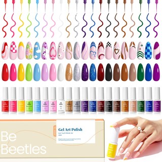 Foto 1 | Foto 1 | Set De Esmaltes De Uñas Nail Art Gel Liner Beetles - Venta Internacional.