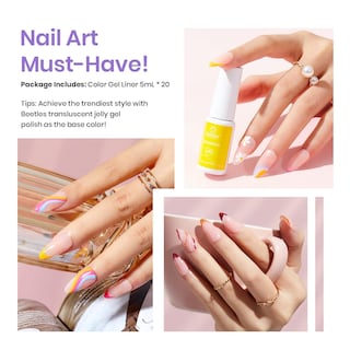 Foto 3 | Foto 3 | Set De Esmaltes De Uñas Nail Art Gel Liner Beetles - Venta Internacional.