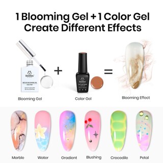 Foto 3 | Foto 3 | Gel Protector De Uñas Beetles Free Hema Blossom, 10 Ml - Venta Internacional.