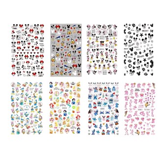 Foto 1 | Foto 1 | Stickers Belug para Uñas de Mickey Mouse 1000 Piezas
