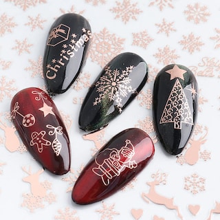 Foto 7 | Foto 7 | Pegatinas Navideñas Autoadhesivas Jmeowio Para Decoración De Uñas, 9 Hojas - Venta Internacional.