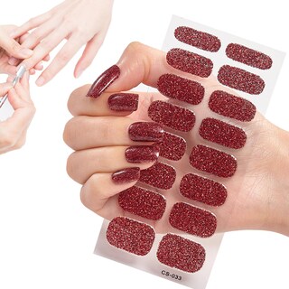 Foto 6 | Foto 6 | Tiras De Esmalte De Uñas En Gel Semicurado Con Lima De Uñas Y Pegatinas - Venta Internacional.