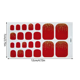 Foto 3 | Foto 3 | Pegatinas Impermeables Para Uñas De Pies Para Decoración De Uñas Diy - Venta Internacional.