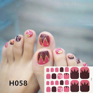 Foto 1 | Foto 1 | Pegatinas Impermeables Para Uñas De Pies Para Decoración De Uñas Diy - Venta Internacional.